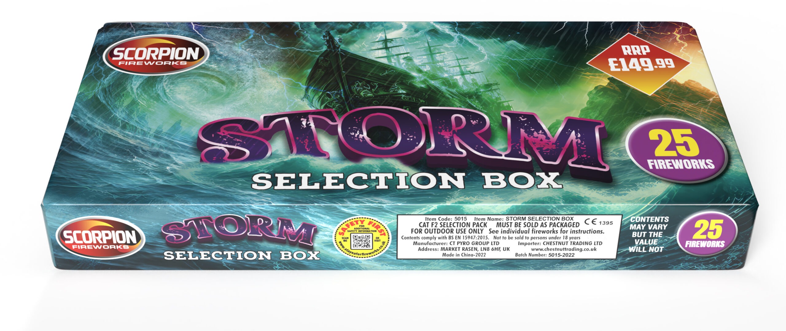 Storm 25pc Selection Box - Scorpion - Chestnut Trading